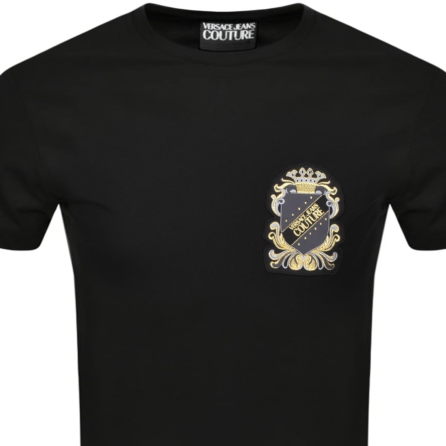 Alternative Image for ProductVersace Jeans Couture Logo Slim Fit T Shirt Black2